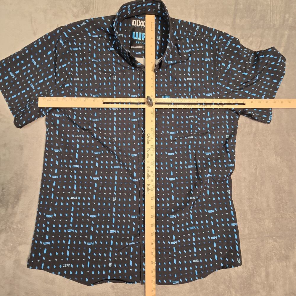 Dixxon Flannel Co WPI 1972 Short Sleeve Button Up Shirt Men’s Large Black - Picture 5 of 8